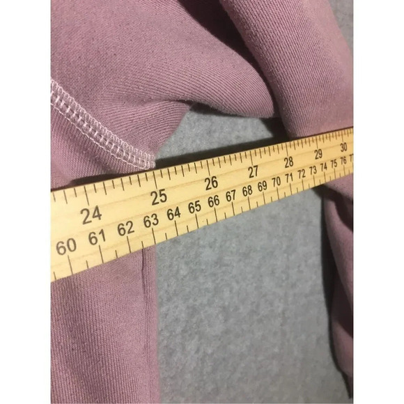 Womens Fila Sweatshirt Crewneck Dusty Purple Logo Casual Athleisure Lounge Wear - Picture 2 of 5